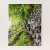 Übergewachsener Schwarzer Buchsensee Puzzle (Vertikal)