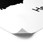 Übergewicht Untauglich Übergewichtige Mann versuch Poster (Ecke)