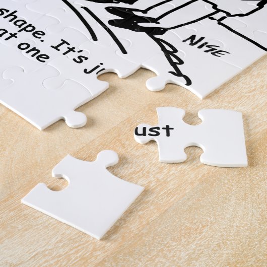 Übergewichtig Untauglich Übergewichtiger Mann Beha Puzzle (Seite)