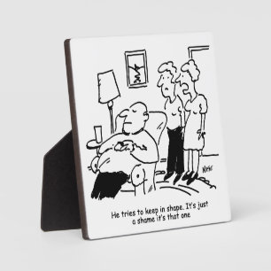 Übergewichtiger Unfit Adipöser Mann versucht fit z Fotoplatte