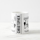 Übergewichtsstörung Sumo Cartoon Kaffeetasse (Mittel)