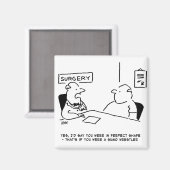 Übergewichtsstörung Sumo Cartoon Magnet (Vorderseite/Rückseite)