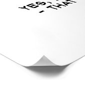 Übergewichtsstörung Sumo Cartoon Poster (Ecke)