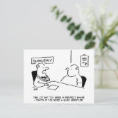 Übergewichtsstörung Sumo Cartoon Postkarte (Stehend Vorderseite)