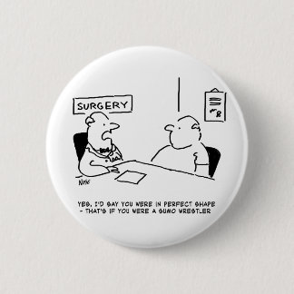 Übergewichtsstörung Sumo Wrestling Button