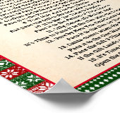 Übergib das Preisausschreiben hässliches Sweatshir Poster (Ecke)