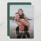 Überglückter Urlaub mit Foto Save the Date (Vorne/Hinten)