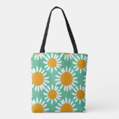 Übergröße Gänseblümchen-Muster Tasche (Rückseite)