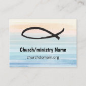 Übergroße Visitenkarte für Kirche oder Ministerium (Vorderseite)