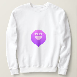 Übergroßes lächelndes Gesicht Sweatshirt | Glückli