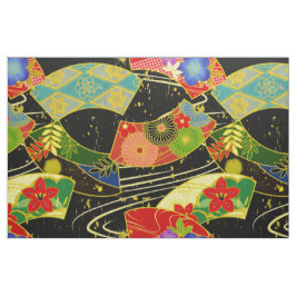 Übergroßes Muster-Kimono Japanergewebe Stoff