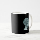 Übergrübler-Mind-Mug • Modernes Symbol für geistig Kaffeetasse (VorderseiteRechts)