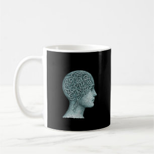 Übergrübler-Mind-Mug • Modernes Symbol für geistig Kaffeetasse