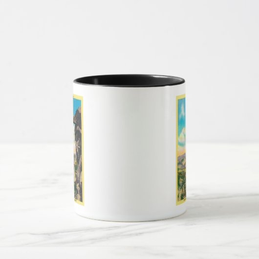 überhängender Felsen am Glacier PointYosemite, CA Tasse (Zentrum)