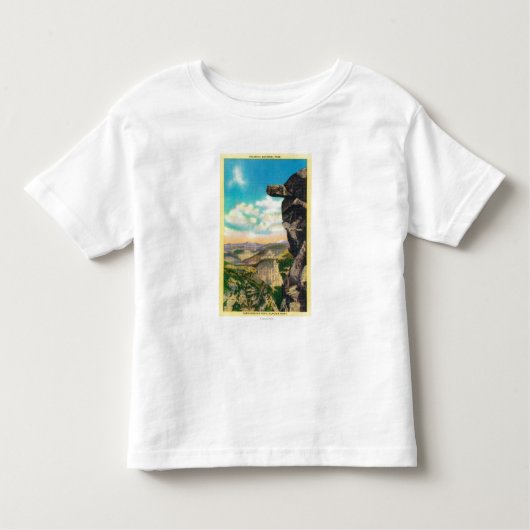 Überhängender Felsen am Gletscher PointYosemite, Kleinkind T-shirt (Vorderseite)