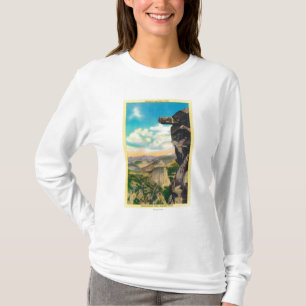 Überhängender Felsen am Gletscher PointYosemite, T-Shirt