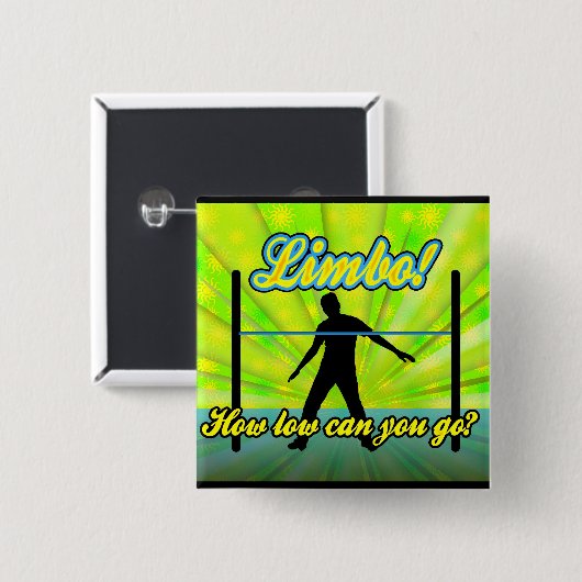 Überhangs-, buntes NeonParty Button (Vorne & Hinten)