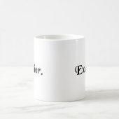 Überhaupt aufwärts kaffeetasse (Mittel)