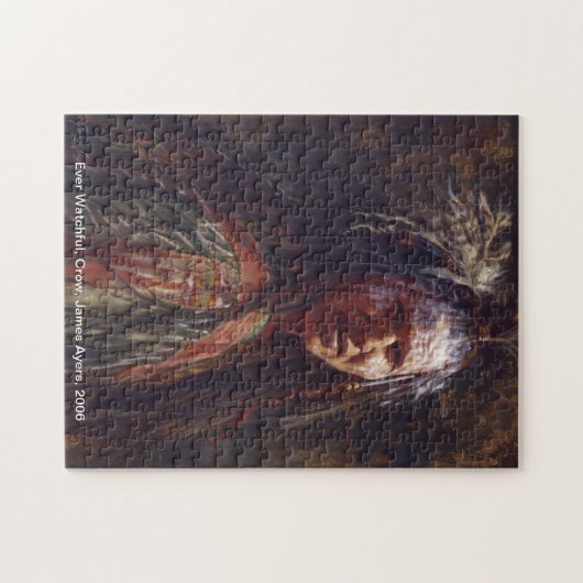 Überhaupt wachsam, Ureinwohner-Kriegerspuzzlespiel Puzzle (Horizontal)