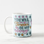 Überhöhte Hochzeit Kaffeetasse (Links)