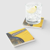 Überholte Vergangenheit Steinuntersetzer (Seitenansicht)