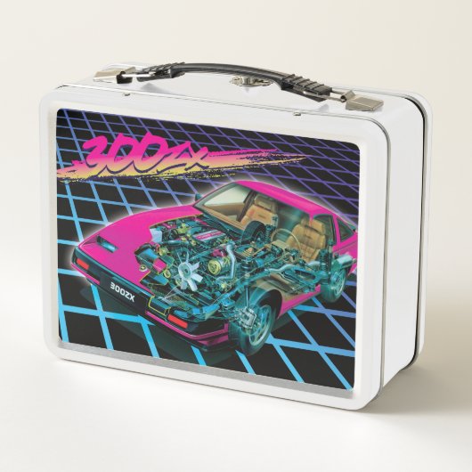 Überholtes 300ZX Metall Brotdose (Rückseite)