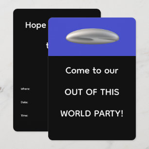 Überirdische Party-Einladung Einladung