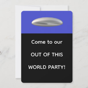 Überirdische Party-Einladung Einladung