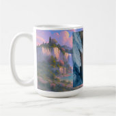Überirdisches Engelporträt Kaffeetasse (Links)