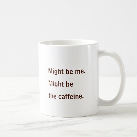 Überkoffeinierte Kaffeebohnen-Energie Kaffeetasse (Rechts)