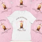Überkoffeinierte Wifey Club Iced Coffee Bow Mrs. T-Shirt