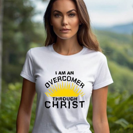 Überkommen durch Christus positive Bejahung T-Shirt