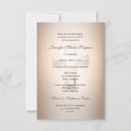 Überkreuzende Bestätigung der bleibenden Rose Einladung