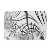 Überkreuzte graue Linien erinnern uns an Zeichnung Badematte (Vorderseite)