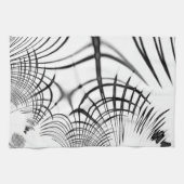 Überkreuzte graue Linien erinnern uns an Zeichnung Geschirrtuch (Horizontal)