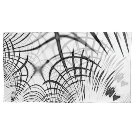 Überkreuzte graue Linien erinnern uns an Zeichnung Kissenbezug (Vorderseite-Links)