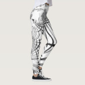 Überkreuzte graue Linien erinnern uns an Zeichnung Leggings (Rechts)