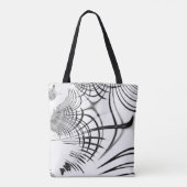 Überkreuzte graue Linien erinnern uns an Zeichnung Tasche (Rückseite)