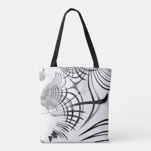 Überkreuzte graue Linien erinnern uns an Zeichnung Tasche (Rückseite)