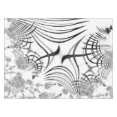 Überkreuzte graue Linien erinnern uns an Zeichnung Tischdecke (Vorderseite (Horizontal))