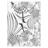 Überkreuzte graue Linien erinnern uns an Zeichnung Tischdecke (Vorderseite)