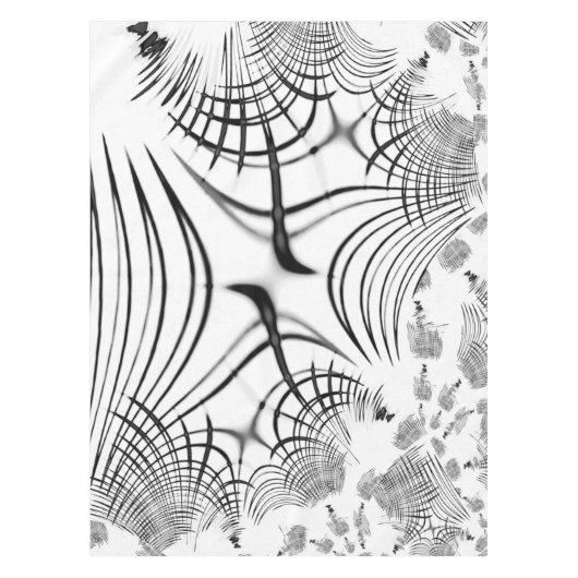 Überkreuzte graue Linien erinnern uns an Zeichnung Tischdecke (Vorderseite)