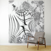 Überkreuzte graue Linien erinnern uns an Zeichnung Wandteppich (Beispiel)