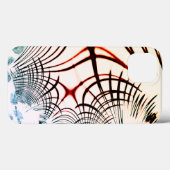 Überkreuzte Linien mit verschiedenen Farben im hel Case-Mate iPhone Hülle (Rückseite (Horizontal))