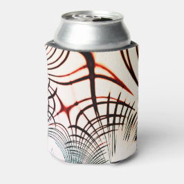 Überkreuzte Linien mit verschiedenen Farben im hel Dosenkühler