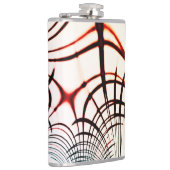 Überkreuzte Linien mit verschiedenen Farben im hel Flachmann (Rechts)