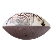 Überkreuzte Linien mit verschiedenen Farben im hel Football (Gedreht 270)