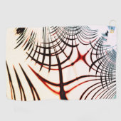 Überkreuzte Linien mit verschiedenen Farben im hel Golfhandtuch (Horizontal)