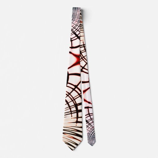 Überkreuzte Linien mit verschiedenen Farben im hel Krawatte (Vorderseite)