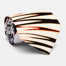 Überkreuzte Linien mit verschiedenen Farben im hel Krawatte